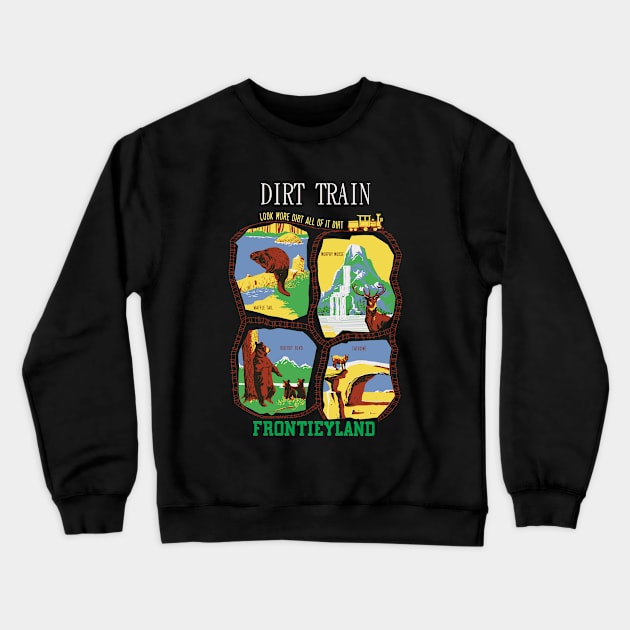 "DIRT TRAIN"  Disnerland Parody Crewneck Sweatshirt by disnerland